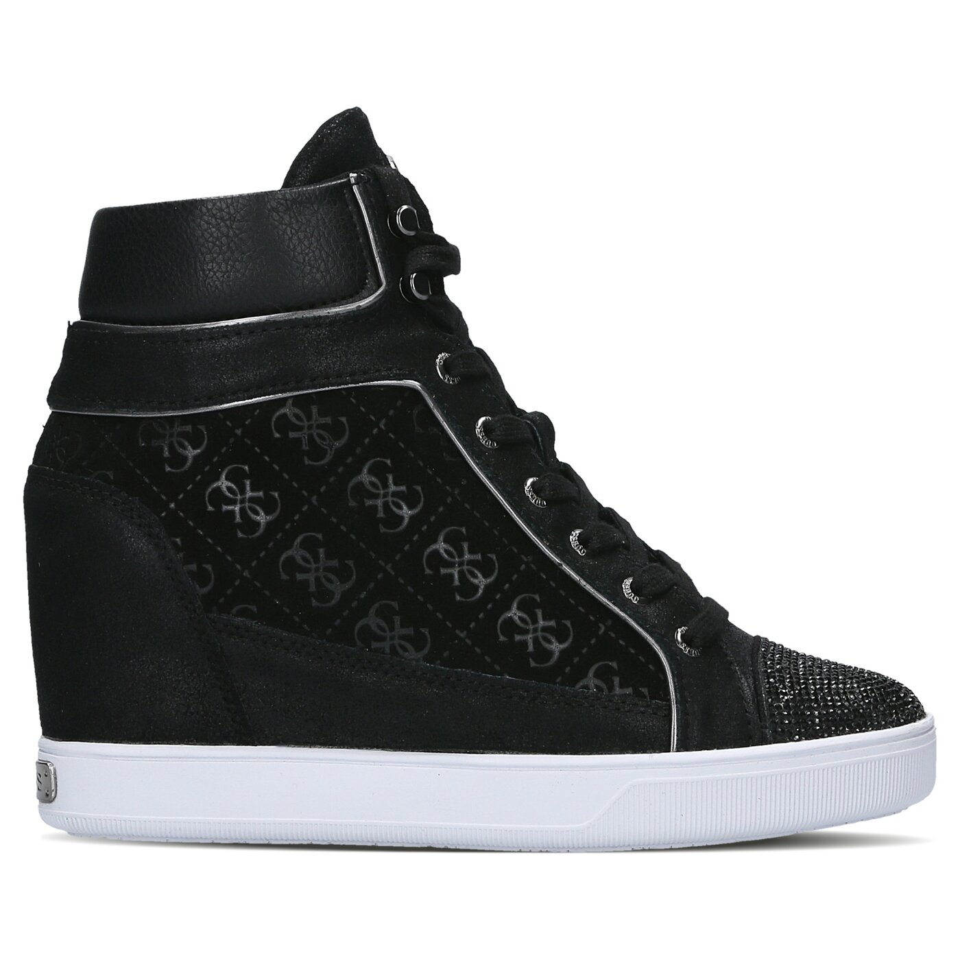 Damskie sneakersy (buty) GUESS FURR flfur4sup12blk kolor czarny