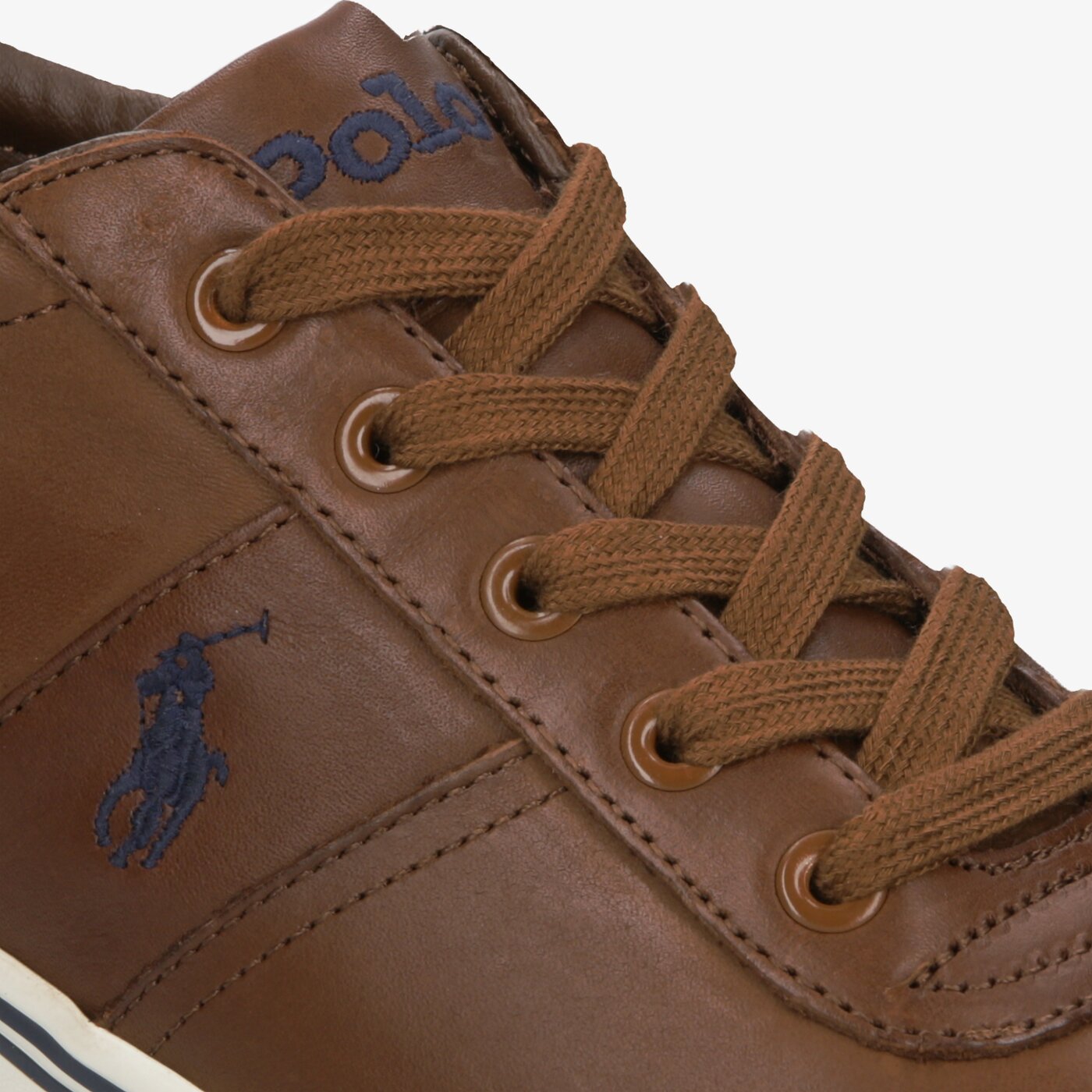 Męskie trampki POLO RL HANFORD SNEAKERS VULC  816765046004 kolor brązowy