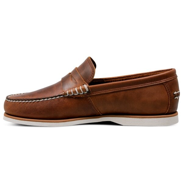 Męskie mokasyny TIMBERLAND CLASSIC BOAT PENNY LOAFER ca1pgn kolor brązowy