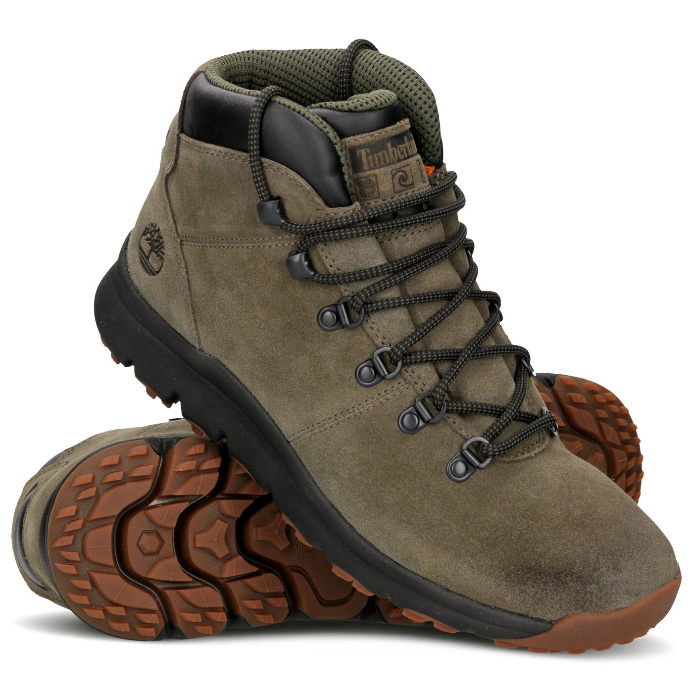 Męskie buty outdoor (trekkingowe) TIMBERLAND WORLD HIKER MID ca1rjw kolor zielony