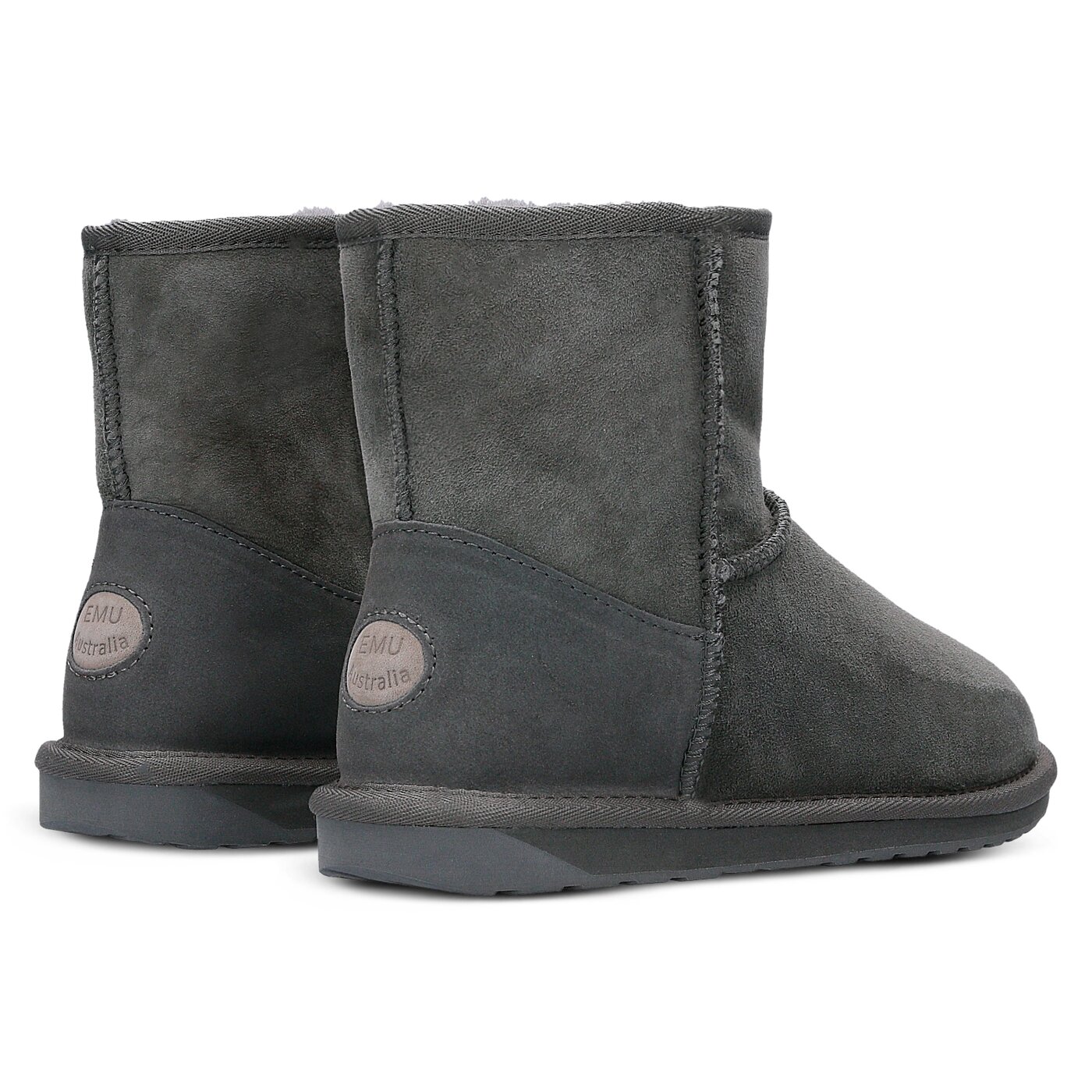 Damskie botki / sztyblety EMU AUSTRALIA STINGER MINI  w10003charcoal kolor szary