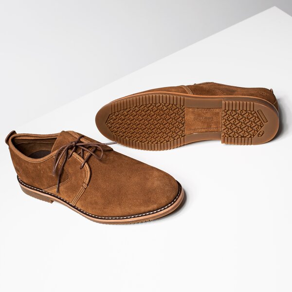 Męskie półbuty TIMBERLAND BROOKLYN PARK LEATHER OXFORD a172w kolor brązowy
