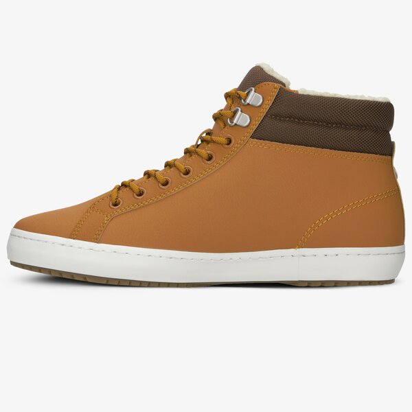 Męskie sneakersy (buty) LACOSTE STRAIGHTSETTHERMO4191CMA 738cma0012tb2 kolor brązowy