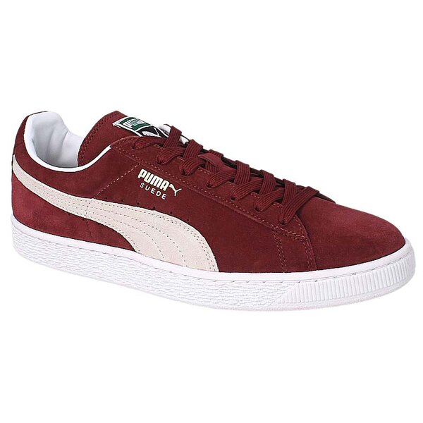 Męskie sneakersy (buty) PUMA SUEDE CLASSIC+ 35263475 kolor bordowy