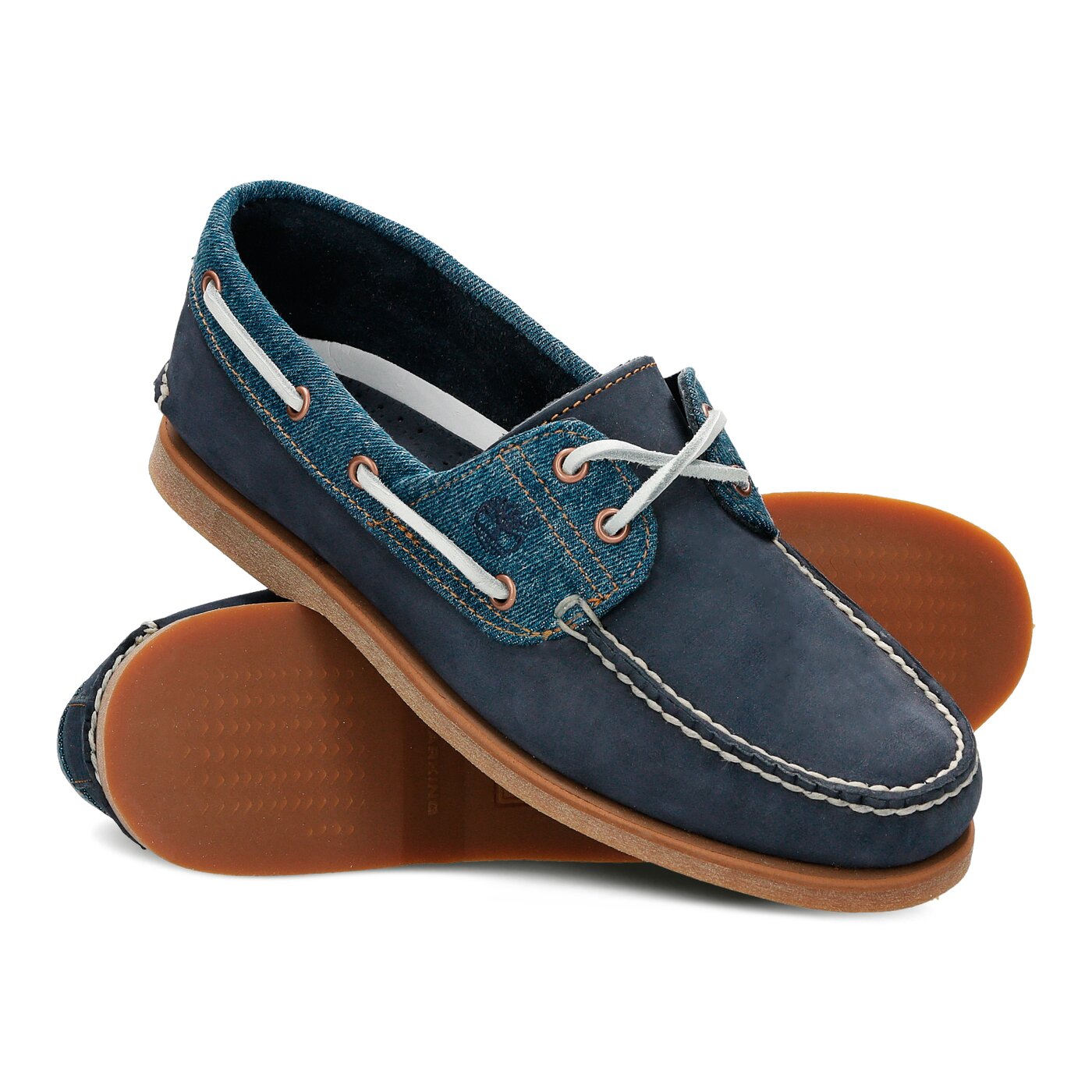 Męskie mokasyny TIMBERLAND CLASSIC BOAT 2 EYE F/L a1h5p kolor granatowy