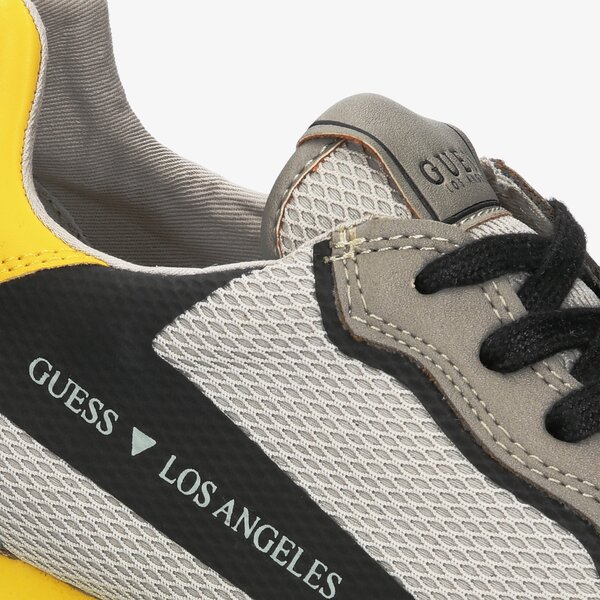 Męskie sneakersy (buty) GUESS GENOVA fm6genfab12grblk kolor szary