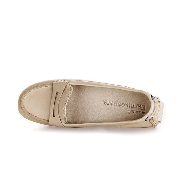 Damskie espadryle TIMBERLAND EK NEPONSET LOW VAMP SLIP ON 8065r kolor beżowy