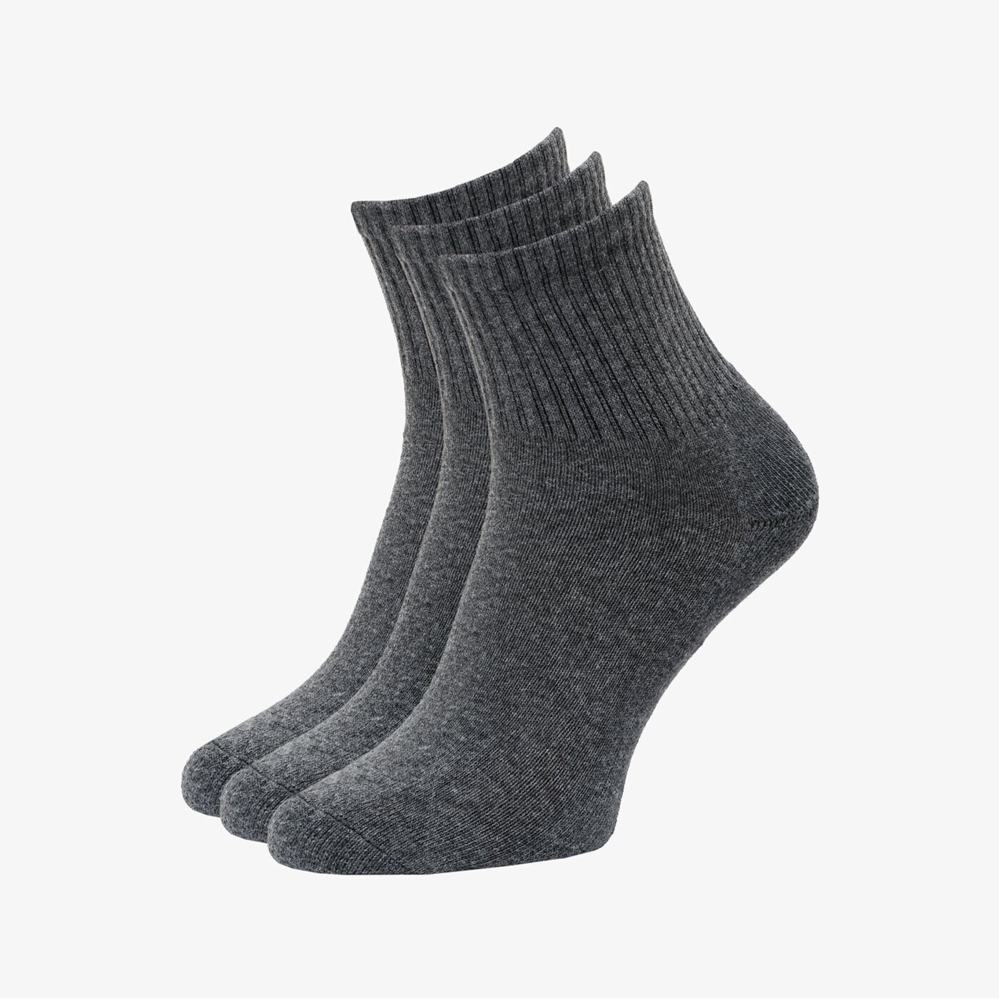 Męskie skarpetki TIMBERLAND SKARPETY 3PP CORE SPORT QUARTER tb0a1x7pu141 kolor szary