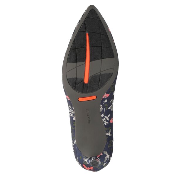 Damskie szpilki / czółenka ROCKPORT NAVY FLORAL  ch0659 kolor granatowy