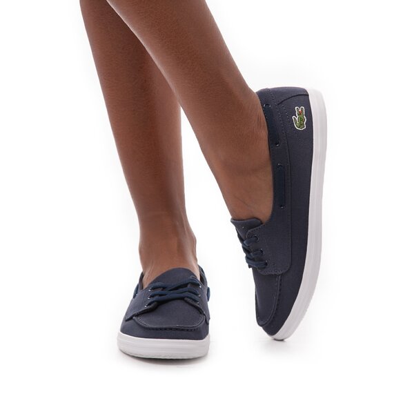 Damskie trampki LACOSTE ZIANE DECK RES 729spw1030db4 kolor granatowy