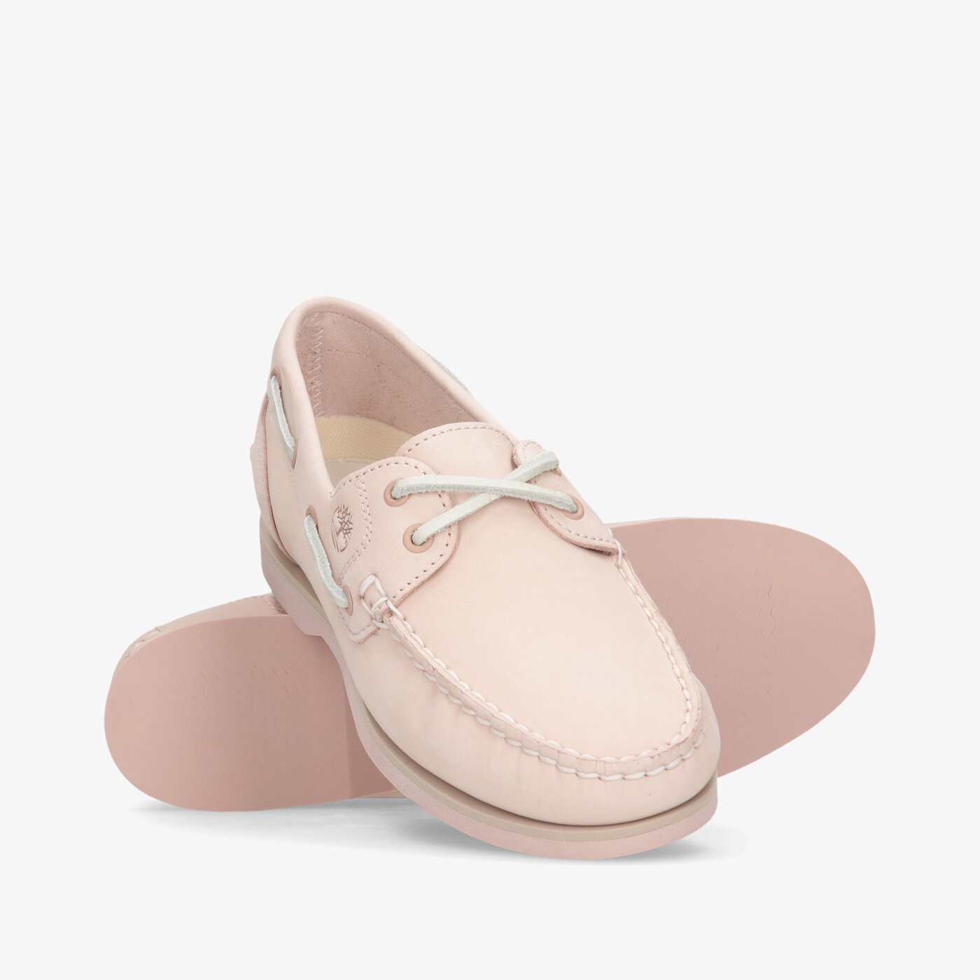 Damskie mokasyny i półbuty TIMBERLAND CLASSIC BOAT 2-EYE tb0a285c6621 kolor różowy