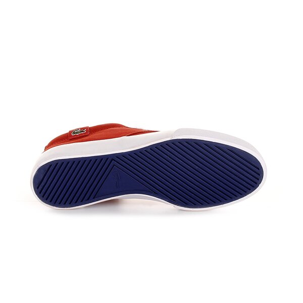 Damskie trampki LACOSTE BARBADOS LS 724lew3456sw4 kolor czerwony