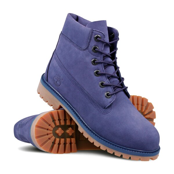 Dziecięce trapery TIMBERLAND PREMIUM 6 INCH WP BOOT  a1vcv kolor granatowy