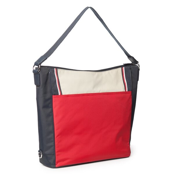 TOMMY HILFIGER TORBA PAMELA HOBO aw0aw00559908 kolor czerwony