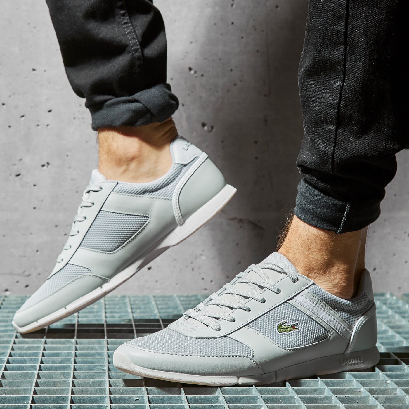 Męskie sneakersy (buty) LACOSTE MENERVA SPORT 0721 1 CMA  741cma00052q5 kolor biały