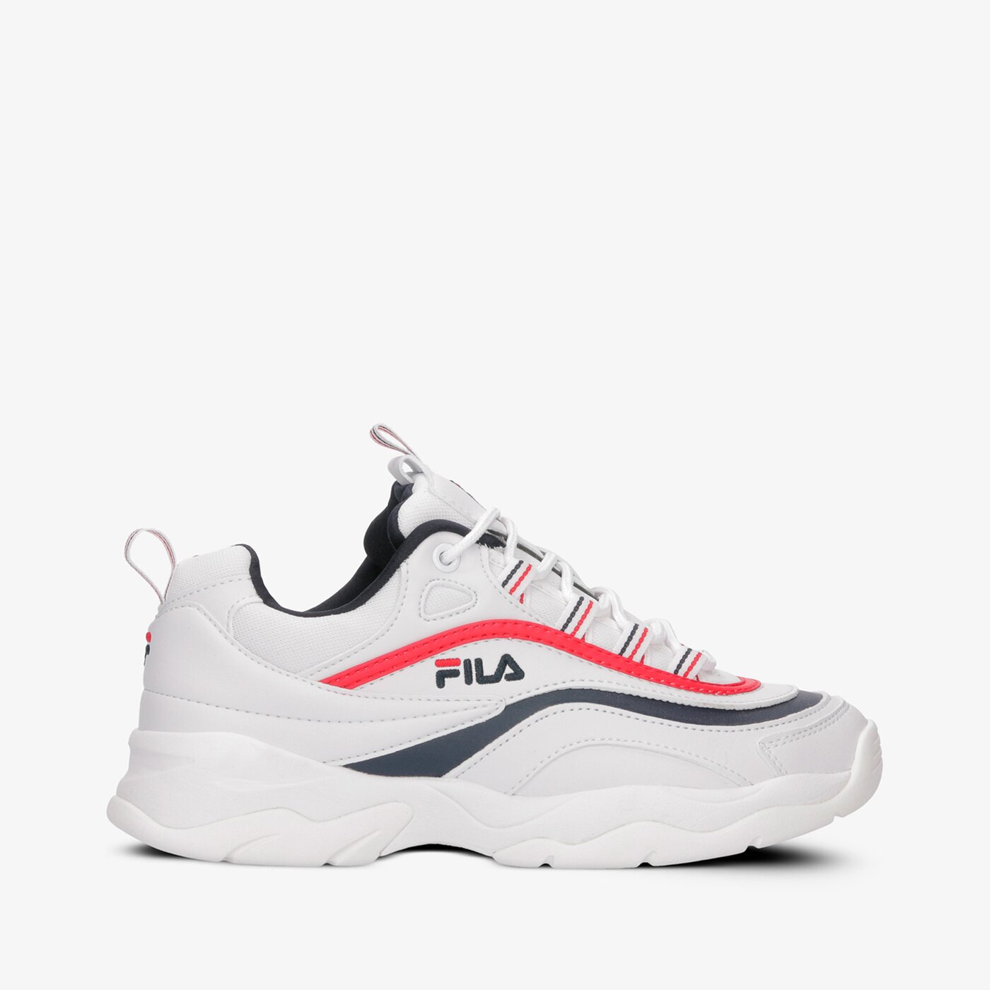 Damskie sneakersy (buty) FILA RAY LOW WMN 1010562150 kolor biały