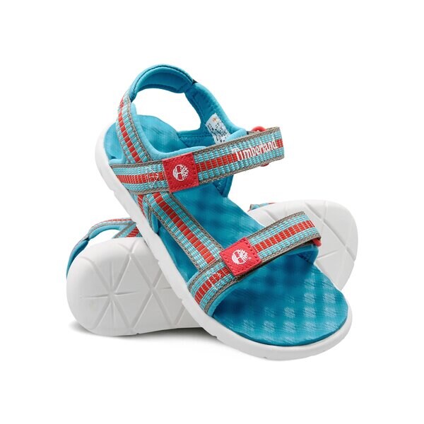 Dziecięce sandały / klapki TIMBERLAND PERKINS ROW WEBBING SNDL a1nlq kolor niebieski