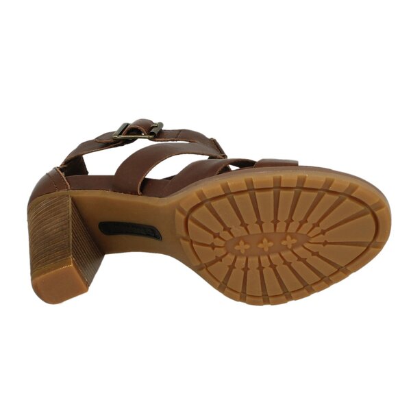 Damskie sandały TIMBERLAND EK STRATHAM SANDAL ANKLE STRAP 8069a kolor brązowy