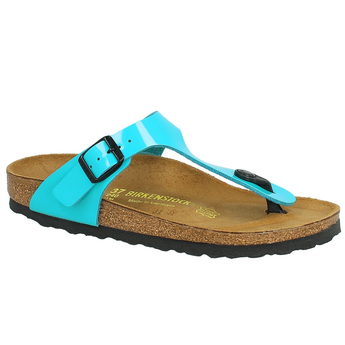 Damskie klapki BIRKENSTOCK GIZEH  845203 kolor niebieski