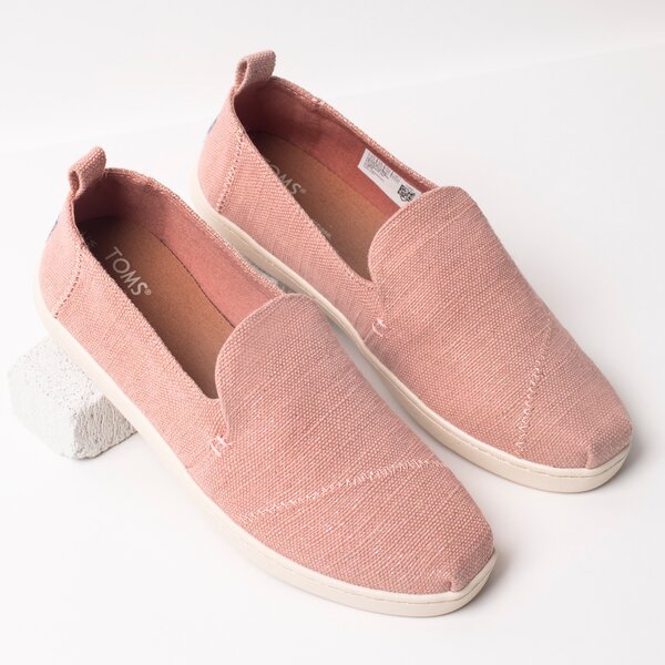 Damskie espadryle TOMS METALLIC JUTE WOMEN'S DECONSTRUCTED ALPARGATA 10011737 kolor różowy