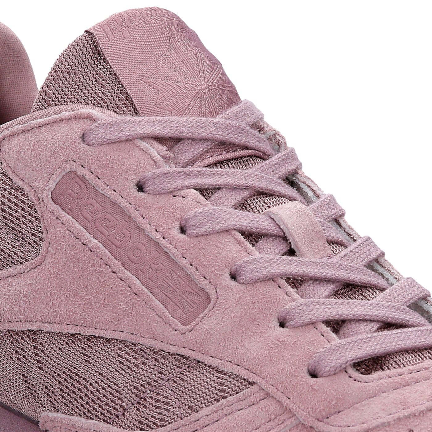 Damskie sneakersy (buty) REEBOK CL LTHR LACE bs6521 kolor fioletowy