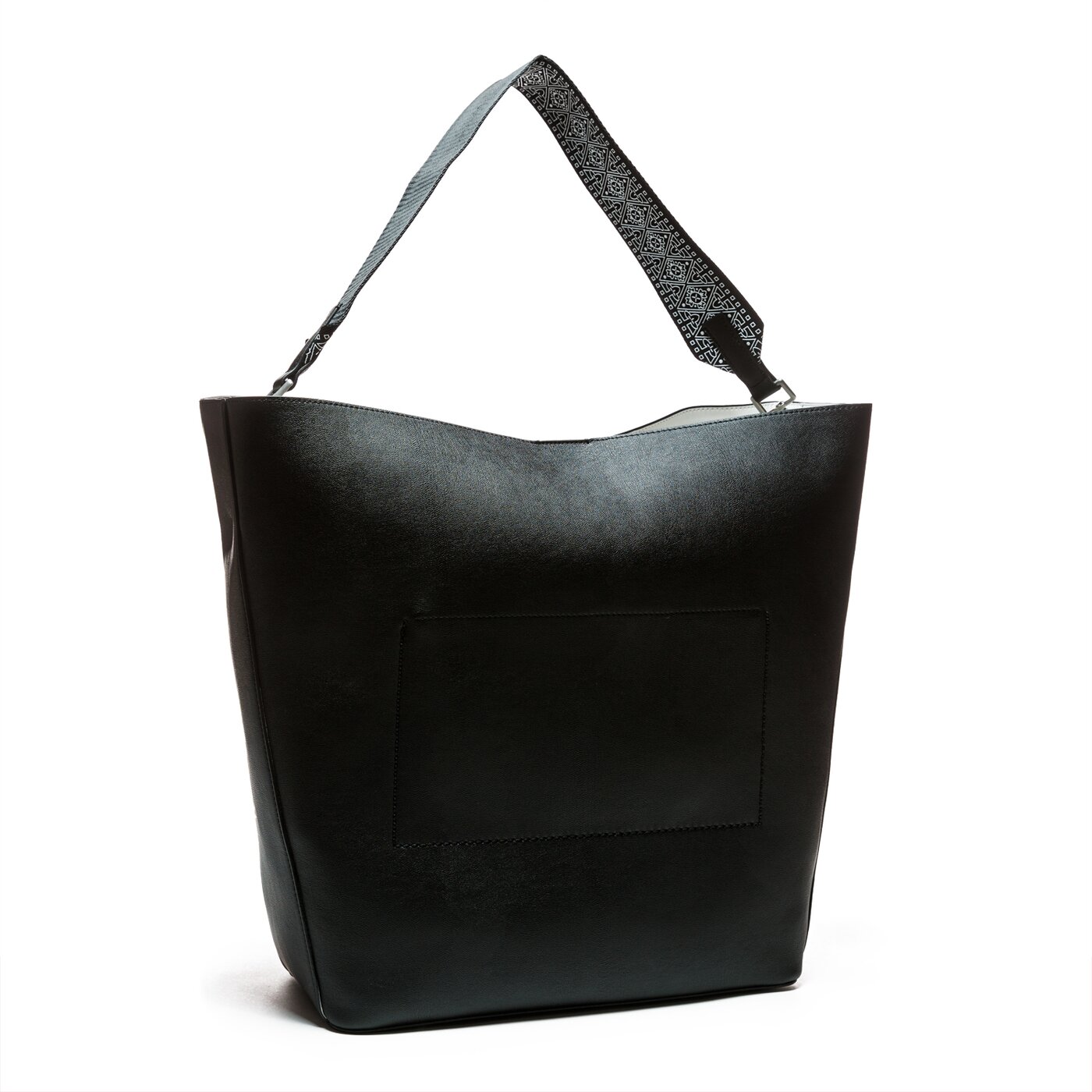 CALVIN KLEIN TORBA EDGE SEASONAL LARGE HOBO k60k604001001 kolor czarny