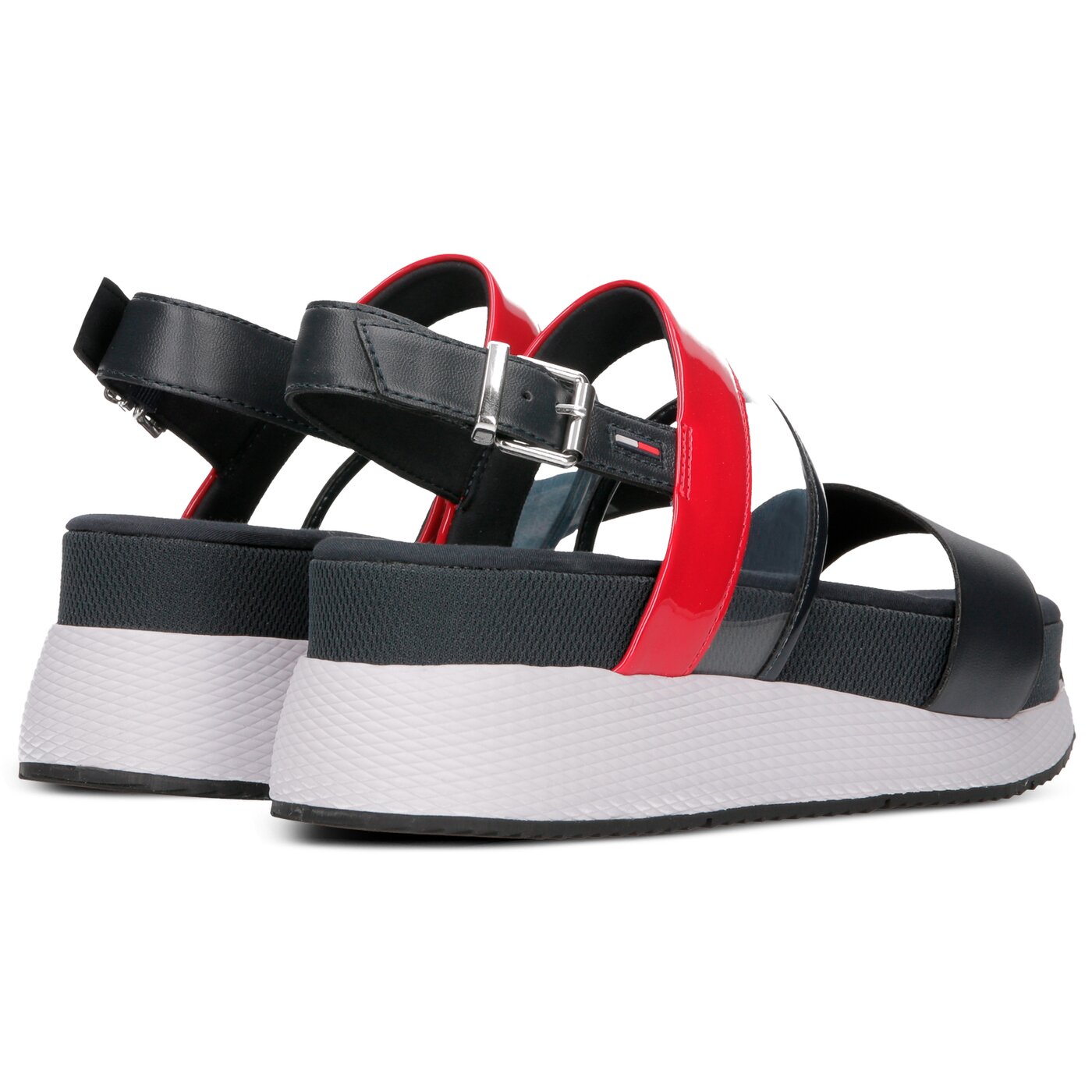 Damskie sandały TOMMY HILFIGER ONIKA 4C TRANSPARENT RWB HYBRID SANDAL #en0en00443020# kolor granatowy