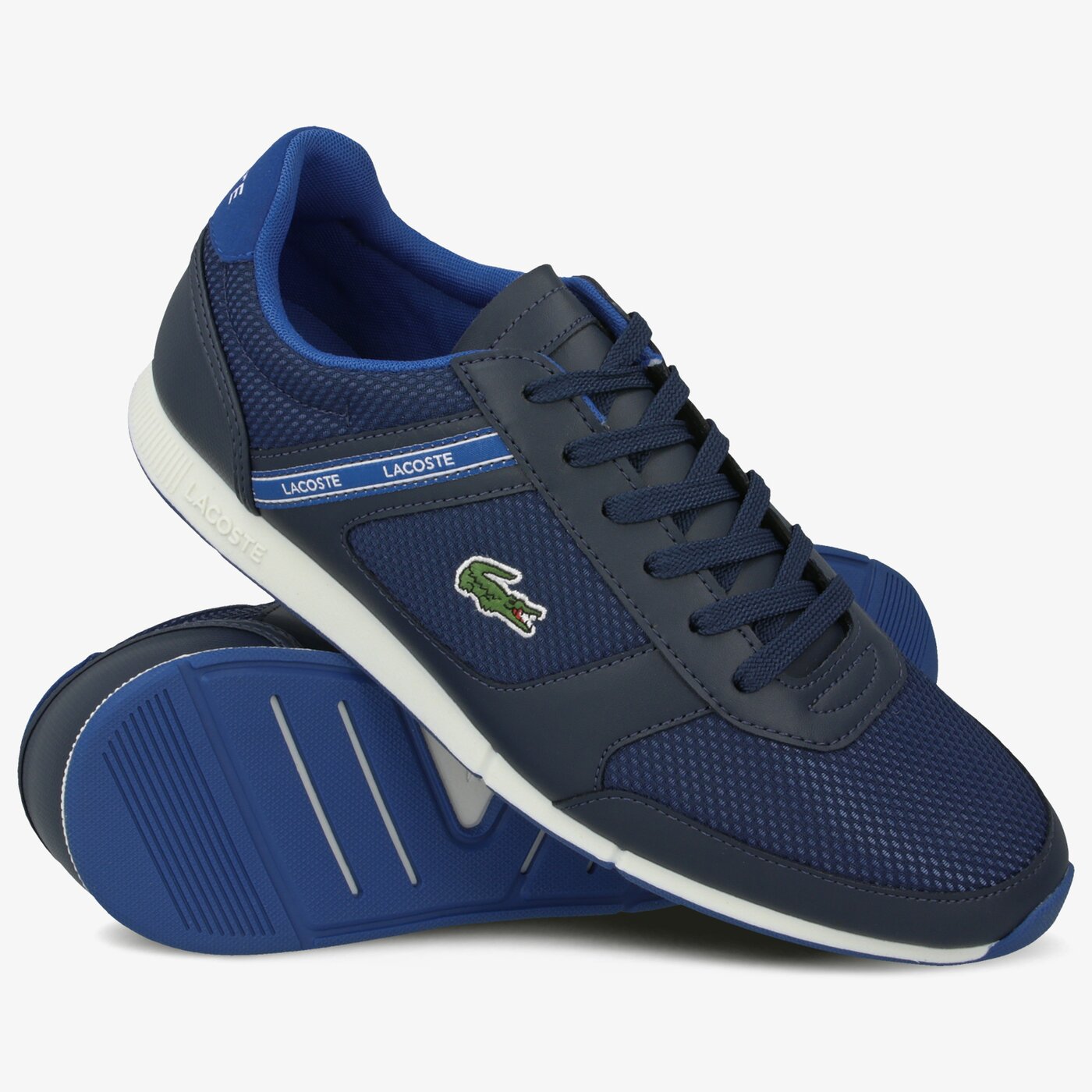 Męskie sneakersy (buty) LACOSTE MENERVA SPORT 120 1 CMA 739cma0015nv1 kolor granatowy