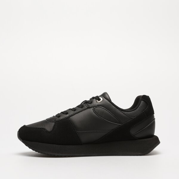 Damskie sneakersy (buty) TOMMY HILFIGER TH ESSENTIAL RUNNER fw0fw07585bds kolor czarny