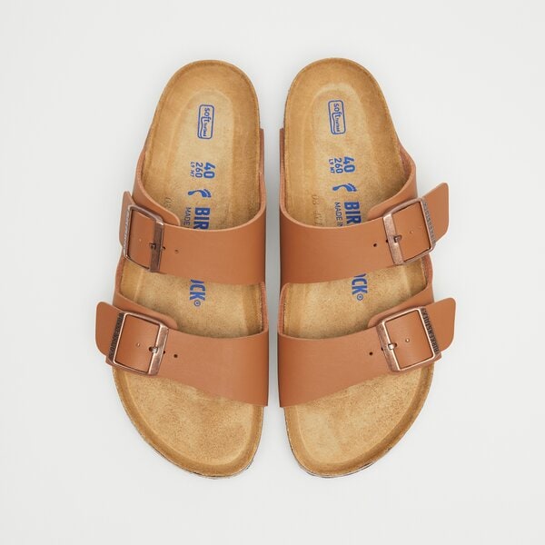 Damskie klapki BIRKENSTOCK ARIZONA SFB BF GINGER BROWN 1019119 kolor brązowy