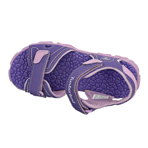 Dziecięce sandały / klapki TIMBERLAND SPLASHTOWN 2 STRAP SANDAL 7781r kolor fioletowy