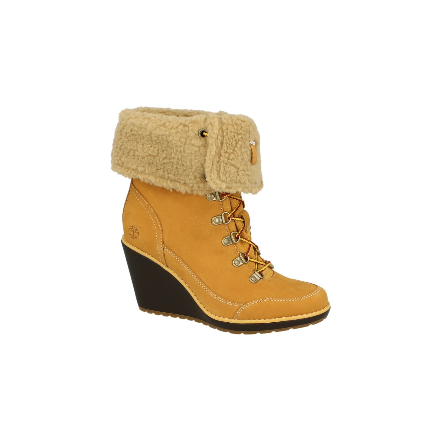 Damskie kozaki TIMBERLAND EK MERIDEN WARM LINED FOLD DOWN 8444r kolor żółty