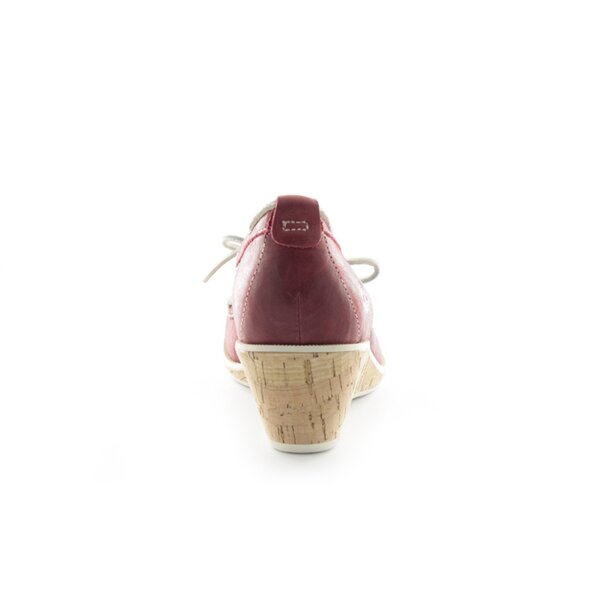 Damskie mokasyny i półbuty TIMBERLAND EK WHITTIER BOAT SLIP-ON 42635 kolor czerwony