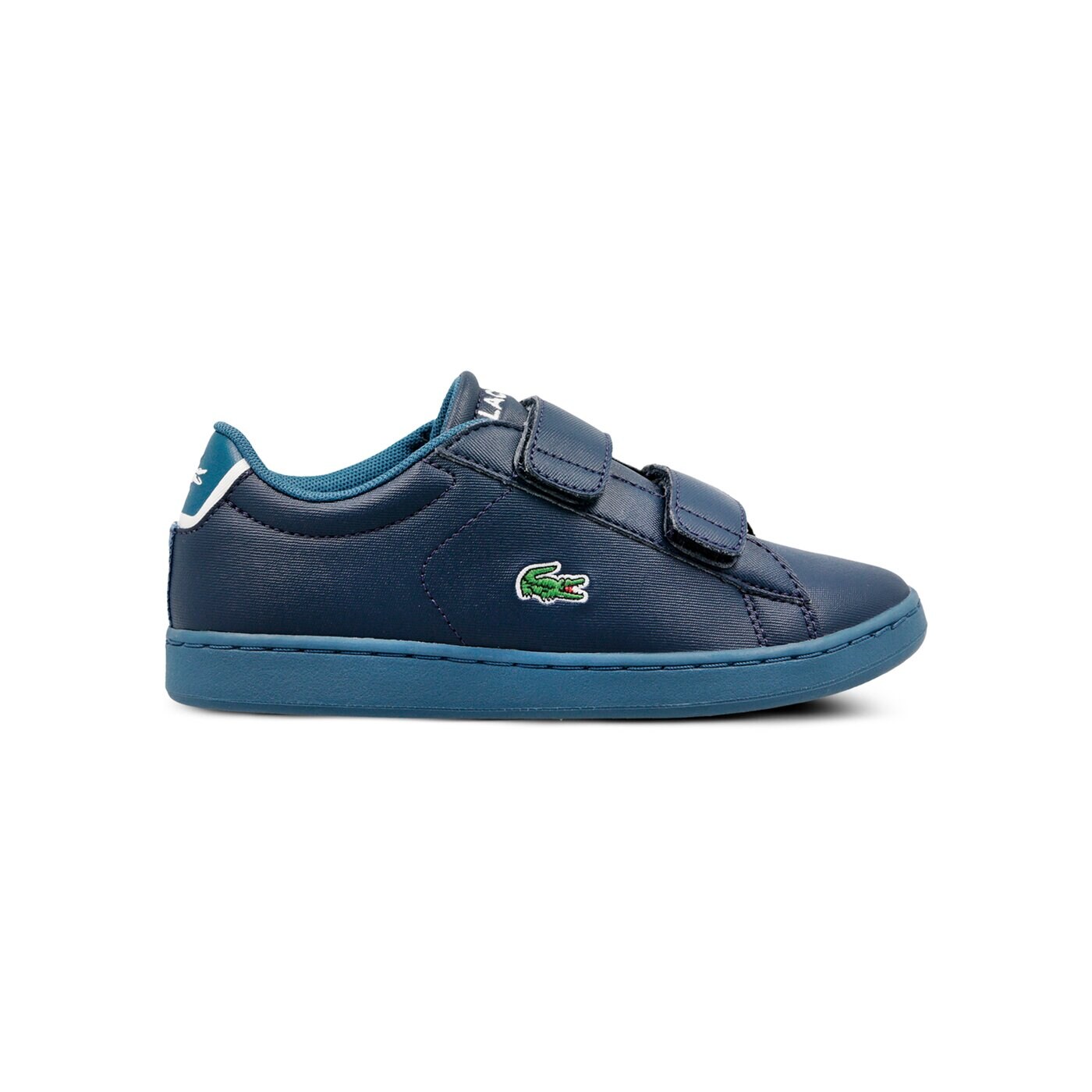 Dziecięce sneakersy (buty) LACOSTE CARNABY EVO STRAP 1191SUC 737suc0005nv1 kolor granatowy