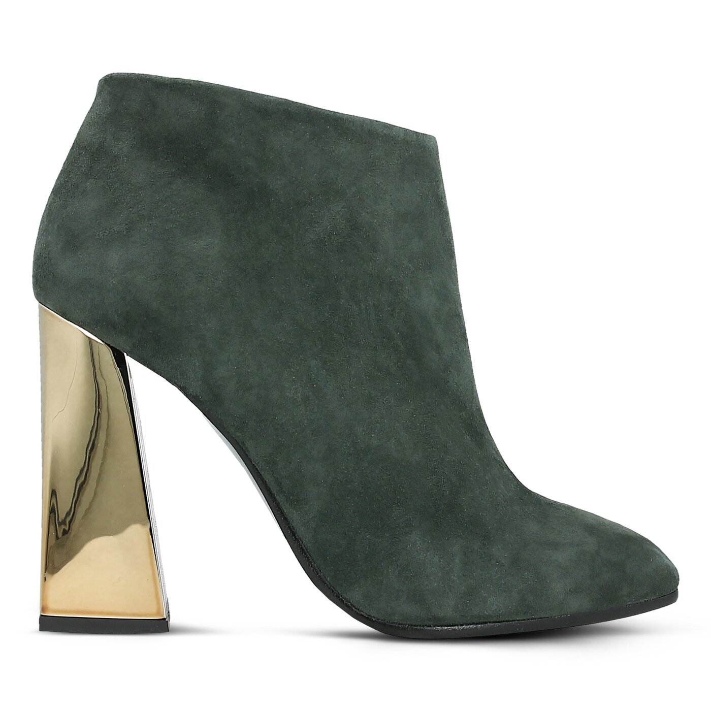 Damskie buty za kostkę BALDOWSKI BOTEK NA SŁUPKU D021644048009 d021644048009 kolor zielony