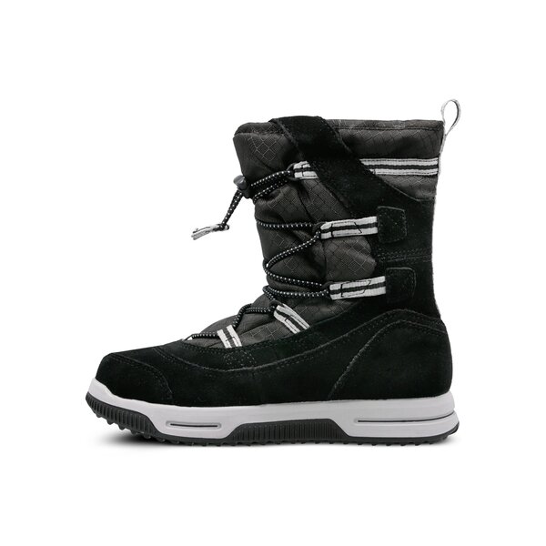 Dziecięce buty outdoor / trekkingowe TIMBERLAND SNOW STOMPER PULL ON WP a1qd3 kolor czarny