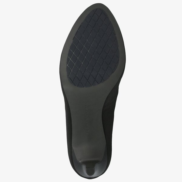 Damskie szpilki / czółenka TOMMY HILFIGER ESSENTIAL TEXTILE PUMP fw0fw04544bds kolor czarny