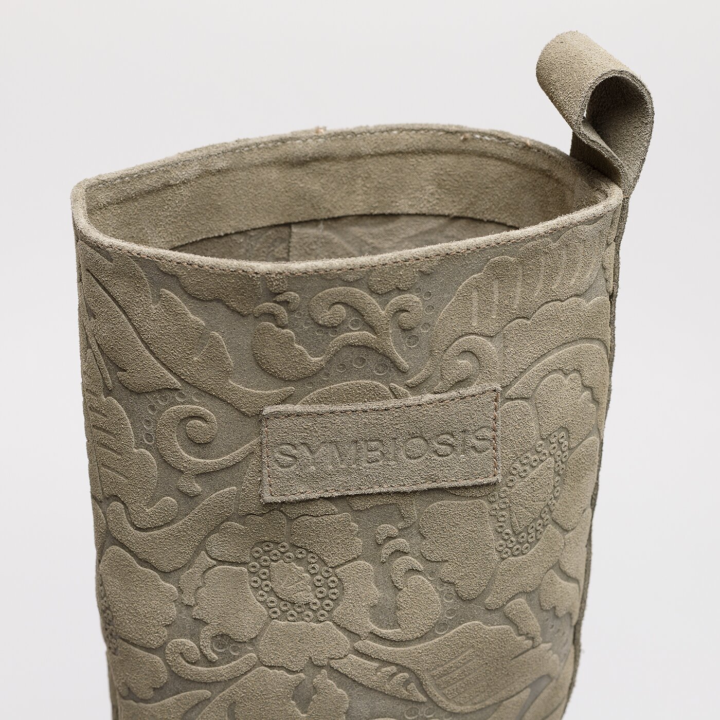 Damskie kozaki SYMBIOSIS HIGH BOOTS LETA sywc222014 kolor khaki