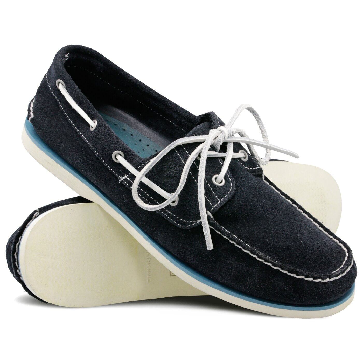 Męskie mokasyny TIMBERLAND CLASSIC BOAT 2 EYE 6169a kolor granatowy