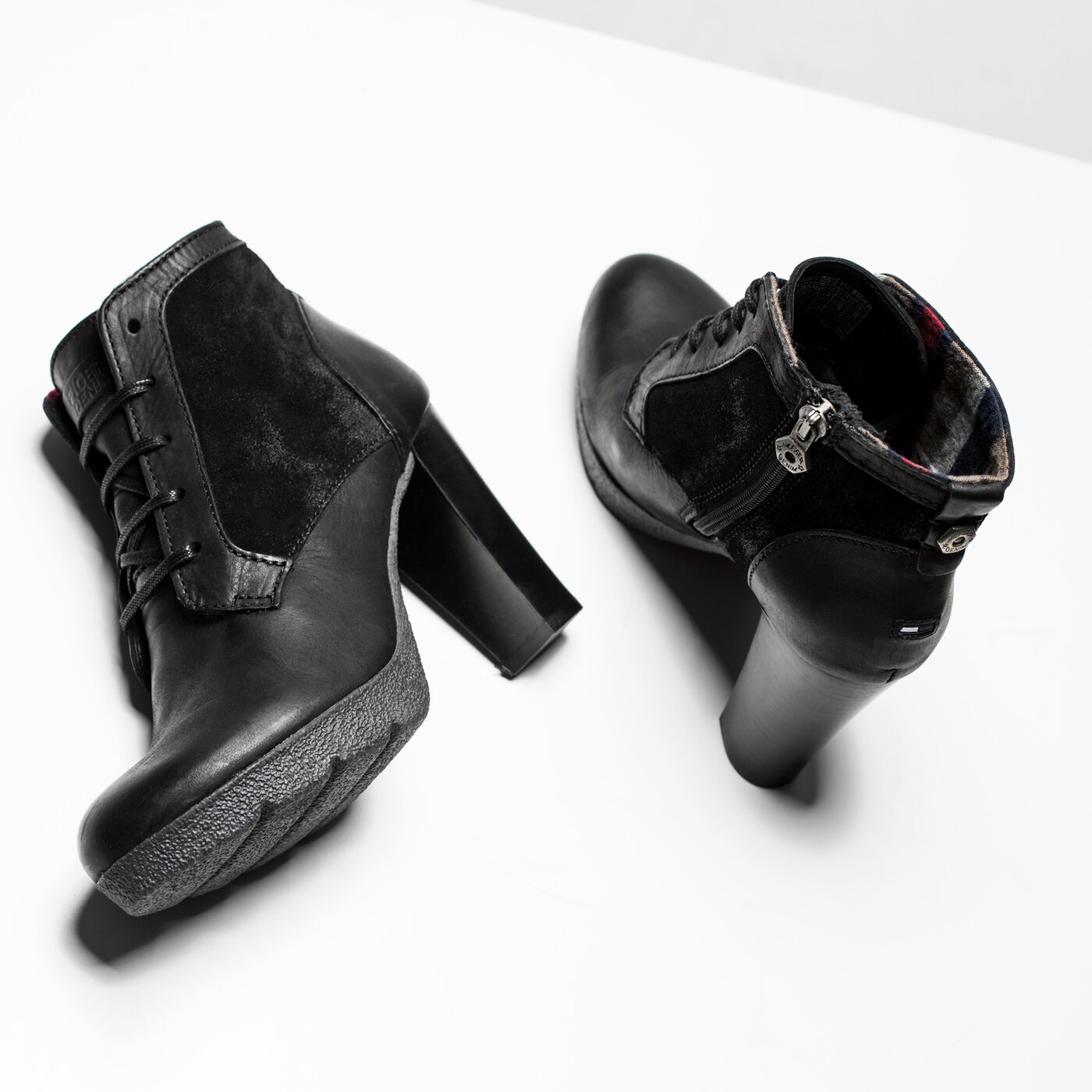 Damskie buty za kostkę TOMMY HILFIGER C1385LARISA 1C en56821945990 kolor czarny