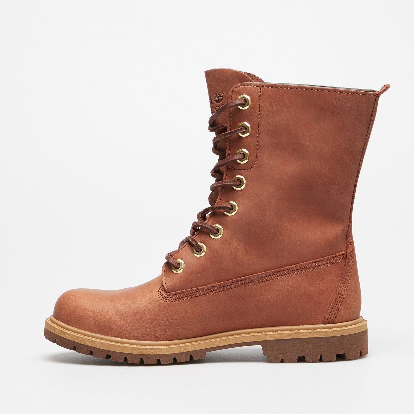 Damskie trapery TIMBERLAND PREMIUM 8 INCH LACE UP WP BOOT tb0a43mxem41 kolor brązowy