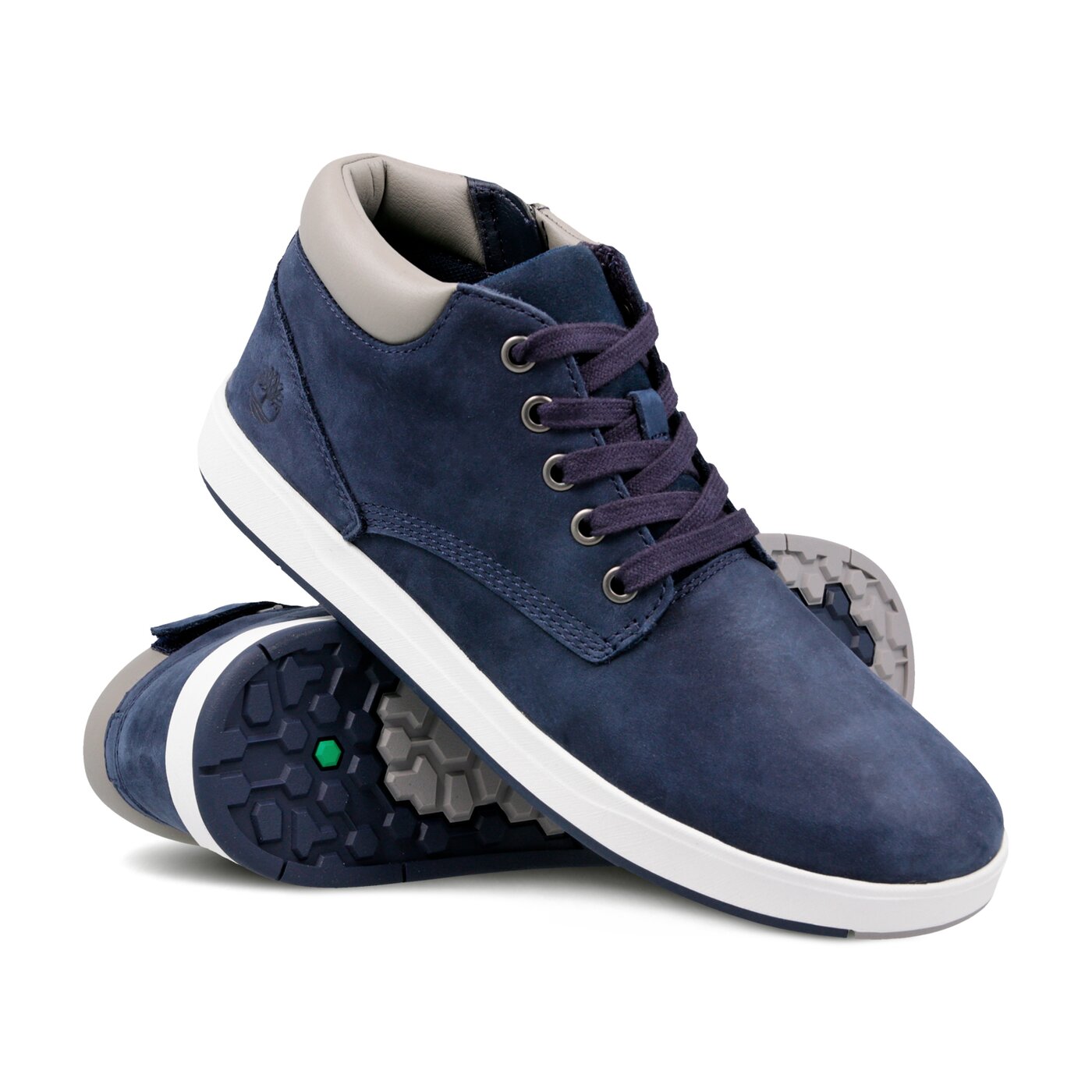 Dziecięce sneakersy (buty) TIMBERLAND DAVIS SQUARE LEATHER CHK tb0a1uyz0191 kolor granatowy