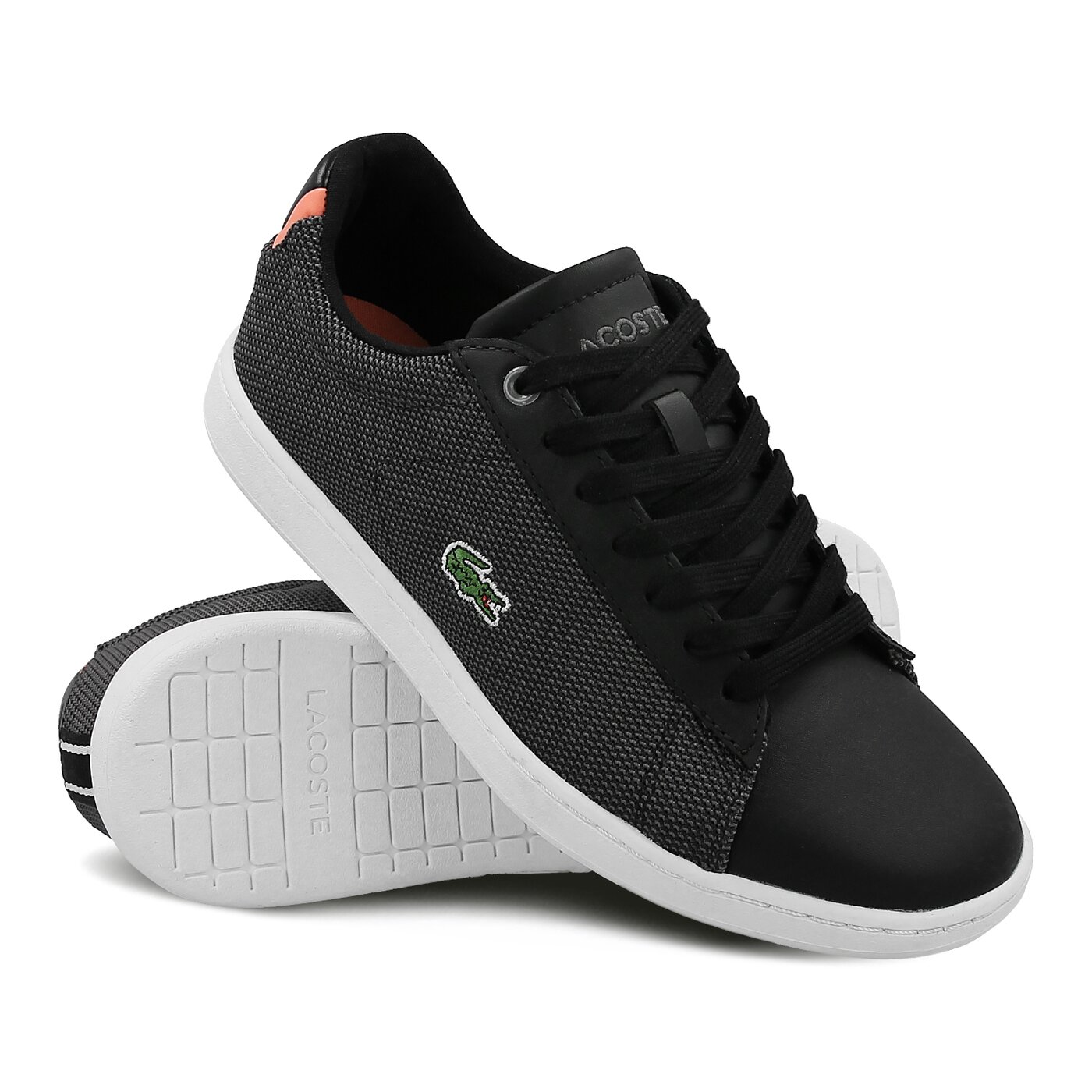 Damskie sneakersy (buty) LACOSTE CARNABY EVO 117 1 733spw1010024 kolor czarny