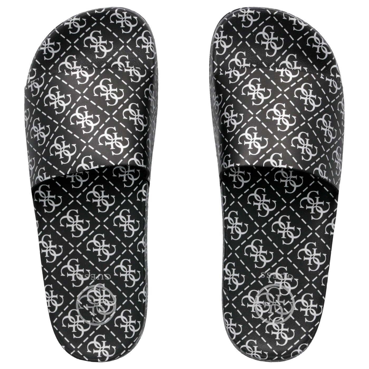 Damskie klapki GUESS SAVAN fl6savrub19blksi kolor czarny