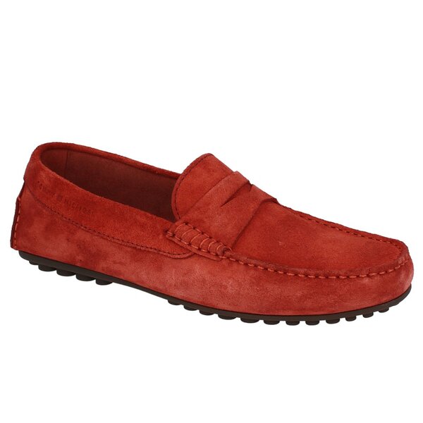Męskie półbuty TOMMY HILFIGER AMALFI 1B fm56815186644 kolor czerwony