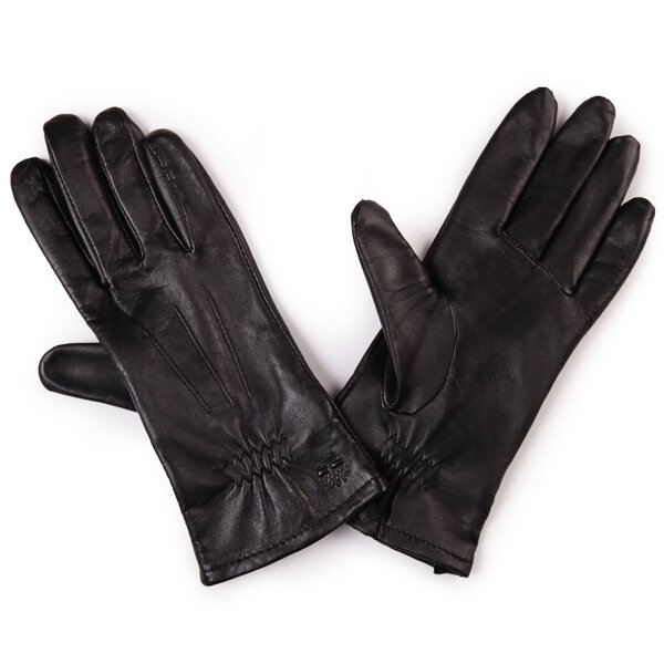 Damski szalik / rękawiczki TIMBERLAND REKAWICZKI WOMENS FITTED LTHR GLOVE j1056001 kolor czarny