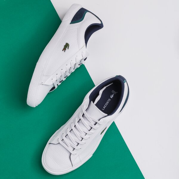 Męskie trampki LACOSTE LEROND 120 3 CMA 739cma0031042 kolor biały