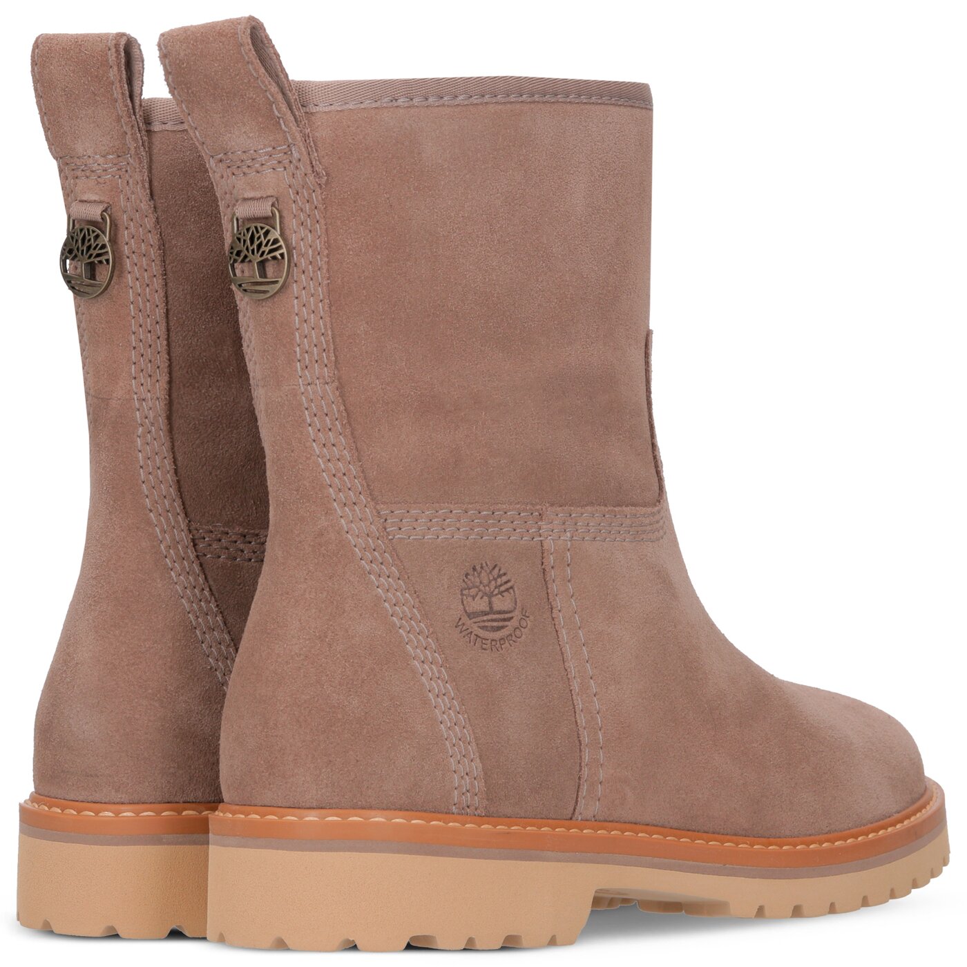 Damskie botki / sztyblety TIMBERLAND CHAMONIX VALLEY WP BOOT tb0a1saa9291 kolor beżowy