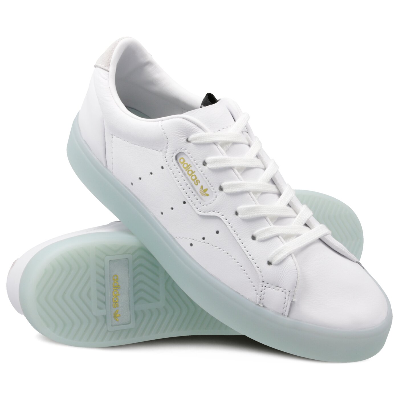 Damskie trampki ADIDAS SLEEK W g27342 kolor biały