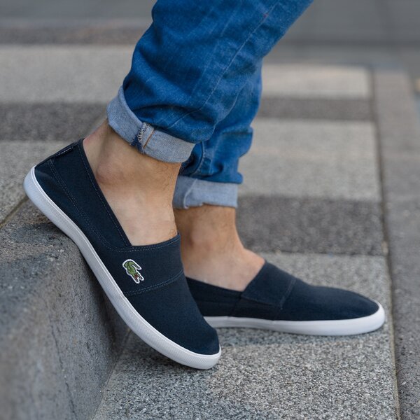 Męskie trampki LACOSTE MARICE BL 2 733cam1071db4 kolor granatowy